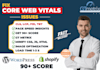 perfectly fix core web vitals, cls lcp and fid errors of wordpress and shopify