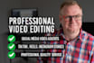 edit your video advertisement