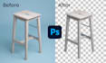 remove the background from any image, product retouching, photo editing