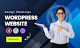 design and develop a responsive wordpress website with elementor pro
