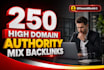build high quality mix do follow backlinks and guest posting