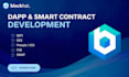 develop a fully functional dapp smart contract and web3