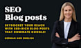write your blogpost that ranks on google