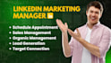 be your linkedin b2b sales manager and  appointment setter