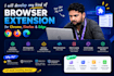develop any kind of extension script for chrome firefox edge