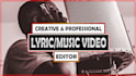 edit creative lyric or music video