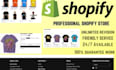 design a high converting shopify ecommerce website