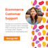do ecommerce customer support email or chat