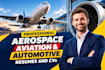 build aviation resumes, CV for pilots, flight attendants, and aerospace roles