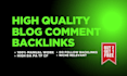 500 blog comment high da dr contextual dofollow seo backlinks