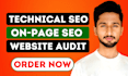 do complete onpage SEO, technical optimization, and site audits for your website