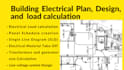 do  house electrical plan, design, and  load calculation