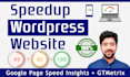 do wordpress website speed optimization for any devices