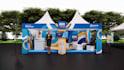 3d design custom exhibition tent for event