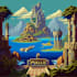 create pixel art scenes and background