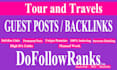 do travel guest post SEO backlinks on high da sites