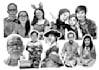 provides black and white portrait sketch painting services