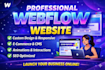 be your professional webflow developer for custom web design