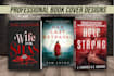 do book cover design, book cover or ebook cover design