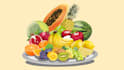 make vector fruits, vegetables, etc
