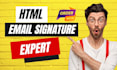 create HTML email signature or clickable email signature