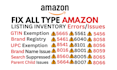 fix amazon listing issues, listing error code 8541 5665, approve gtin exemption