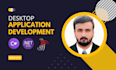 develop the desktop application using c sharp