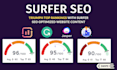 write top surfer SEO friendly article blog post website content optimization
