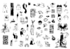 design creative and unique small tattoos and icons