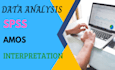 do data analysis and interpretation using spss and amos