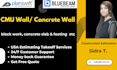 do estimate of cmu wall, concrete wall, concrete slab, brick veneer,stone veneer