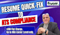 quick fix your resume that the ats will love