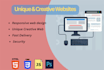design, redesign, develop a business website with HTML CSS  bootstrap