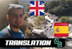 do a human english to spanish translation