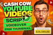 script, edit, and deliver viral faceless youtube videos cashcow ready