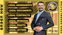 expertly draft contracts, agreements, documents and legal reviews