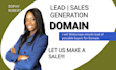 find lead or buyer for your domain names for sale