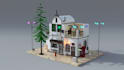 design 3d cartoon house