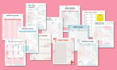 create planner, journal, worksheet, calendar, tracker