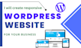 build a responsive wordpress website design for your business