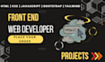 develop your front end website, convert figma HTML CSS