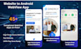 convert website to android app with webview