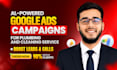run google ads PPC campaign for plumbing and cleaning service businesses