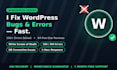 fix wordpress errors, bugs, and website issues fast