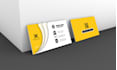 modern business card design and luxury stationery