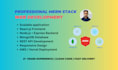 develop mern stack web application with react and node js