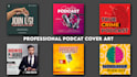 design a professional podcast cover art