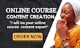 online course content, course curriculum, upload online course , course creation