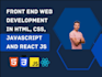 be your frontend web developer in react js