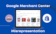 fix google merchant center misrepresentation issues for shopify store